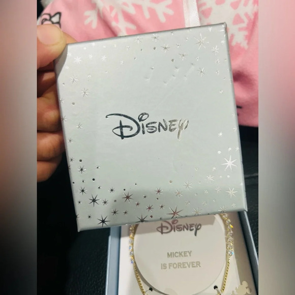 DISNEY MICKEY IS FOREVER ADJUSTABLE BRACELET WITH EARRINGS - Picture 3 of 11